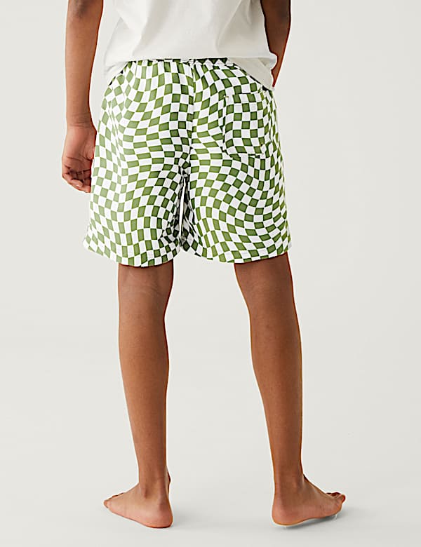 Checked Swim Shorts (6-16 Yrs)