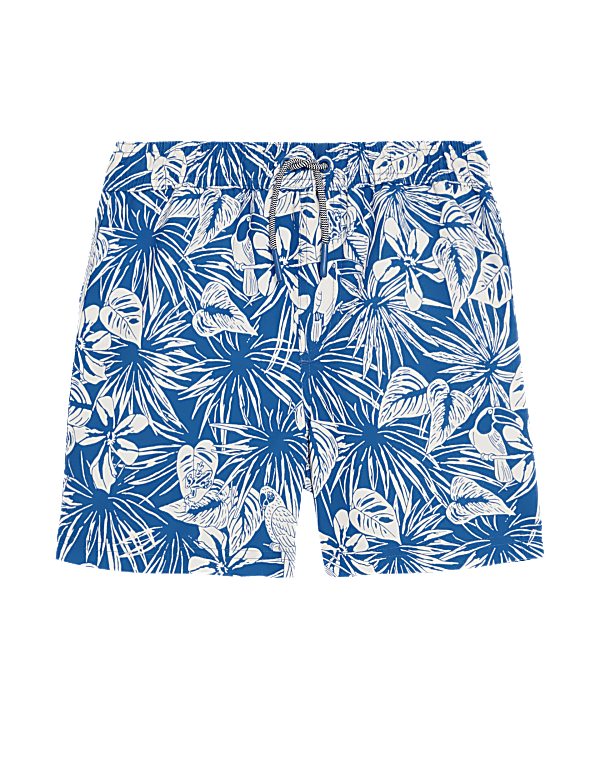 Mini Me Tropical Print Swim Shorts (6-16 Yrs)