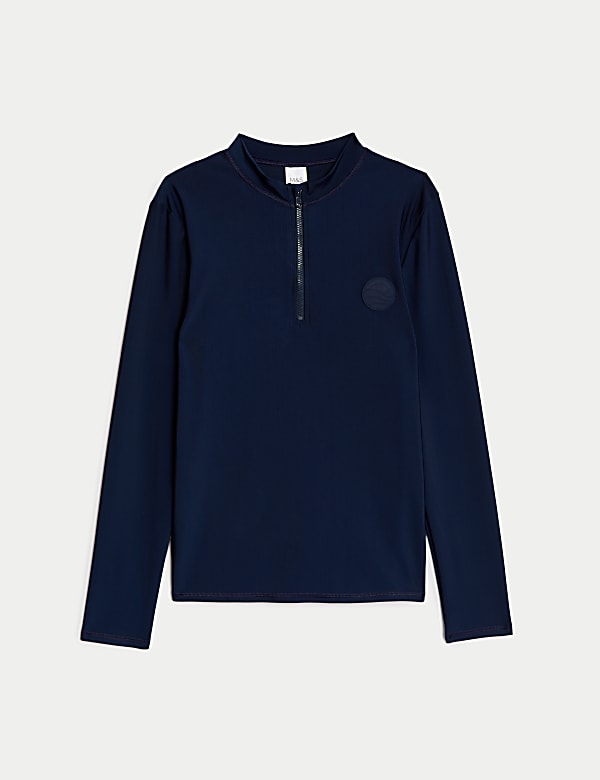 Long Sleeve Rash Vest (6-16 Yrs) - GR