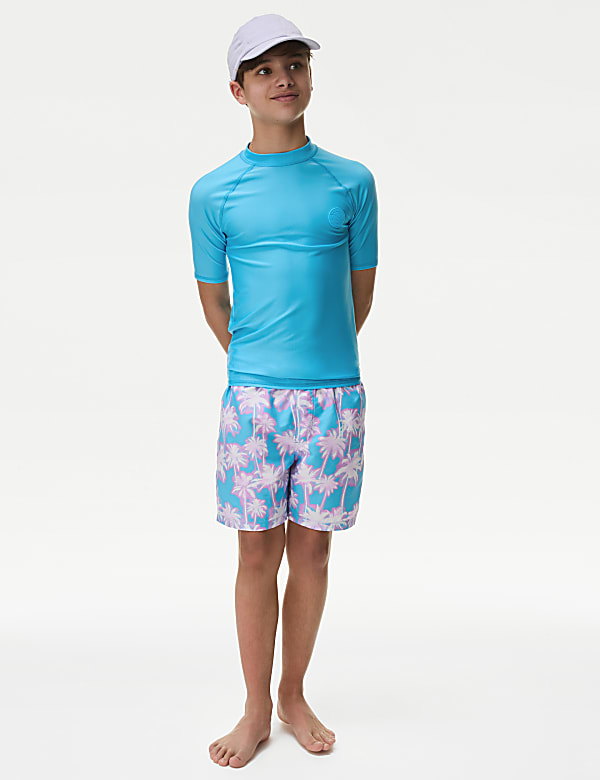 Palm tree swim trunks cheap