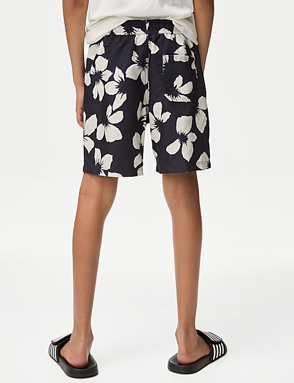 Mini Me Floral Swim Shorts (6-16 Yrs)