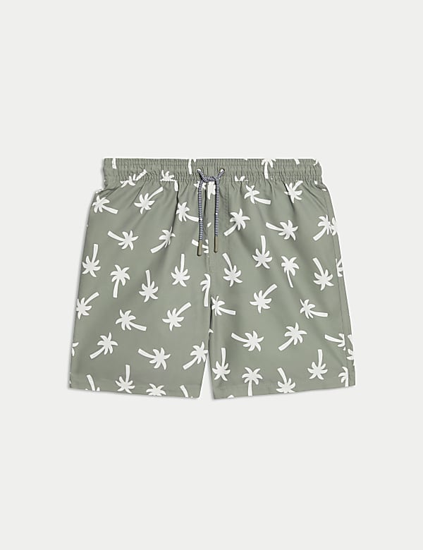 AOP Badeshorts mit Palmenmotiv (6&ndash;16 J.) - DE