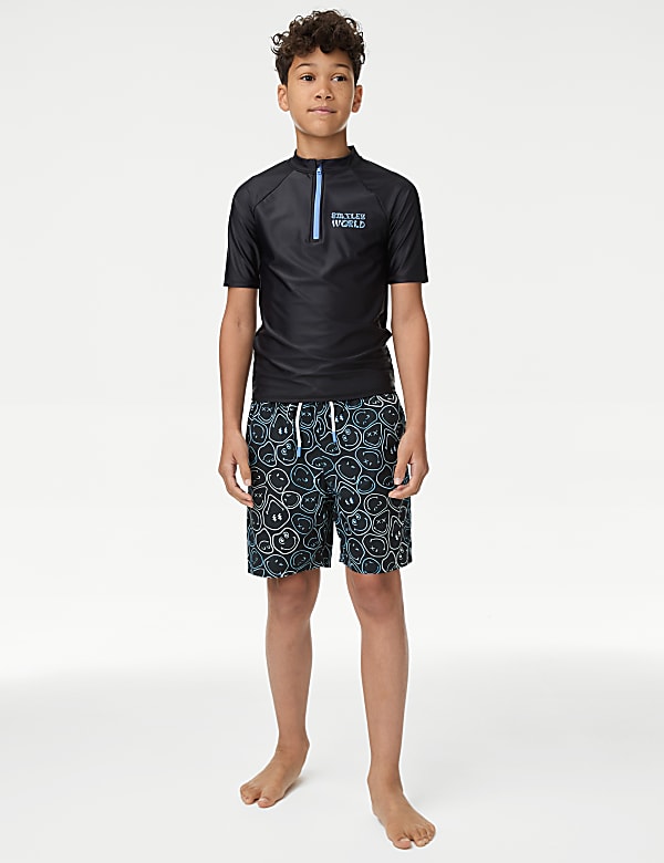 SmileyWorld Swim Shorts 6 16 Yrs BLACK Swim Shorts M S CA