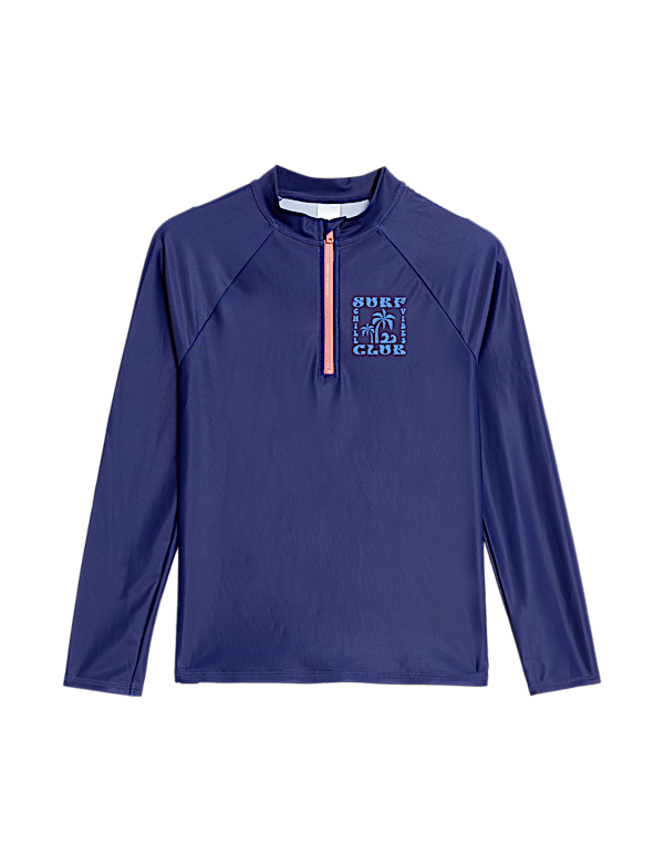 Graphic Long Sleeve Rash Vest (2-16 Yrs)