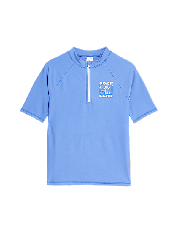 Quarter Zip Rash Vest (2-16 Yrs)