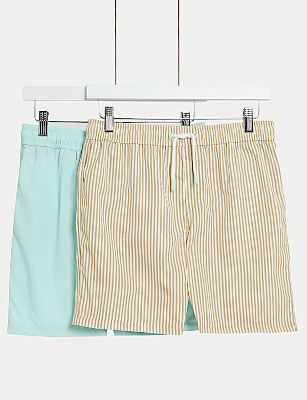 Lot de 2 shorts de bain à rayures (du 6 au 16 ans) - CA