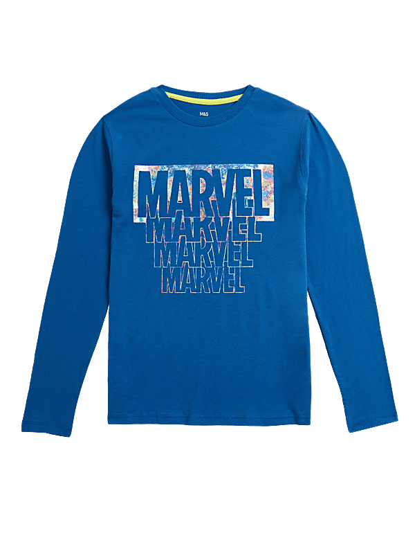 Pure Cotton Marvel Superheroes™ Top (6-16 Yrs)