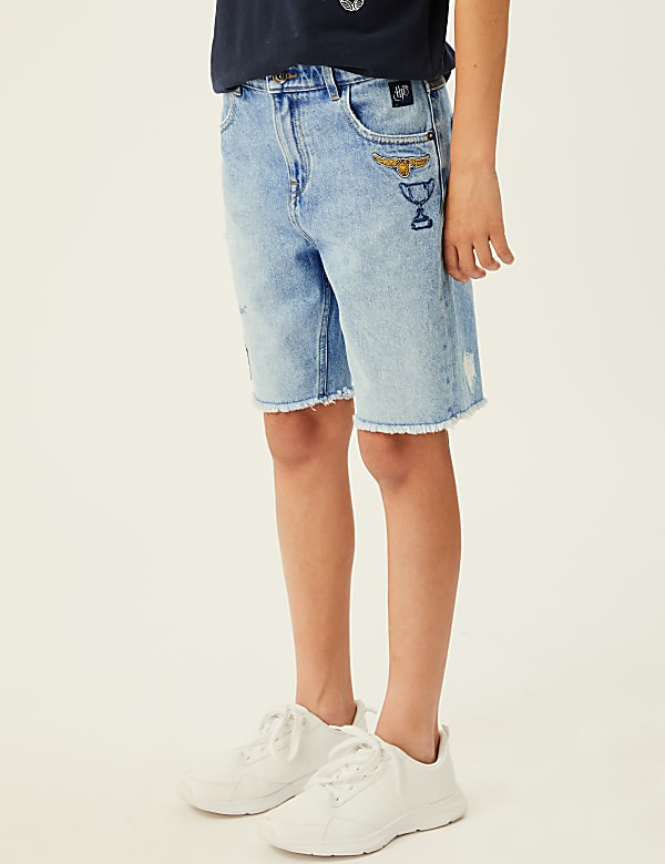 Pure Cotton Denim Harry Potter&trade; Shorts (2-16 Yrs)