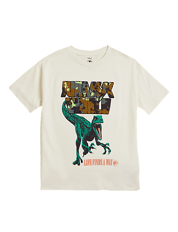 Jurassic World™ Pure Cotton T-Shirt (6-16 Yrs)