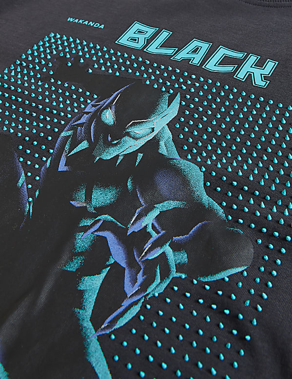 Pure Cotton Black Panther&trade; Top (6-16 Yrs)