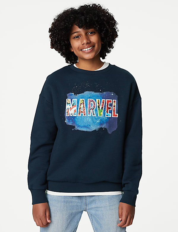 Cotton Rich Marvel™ Sweatshirt