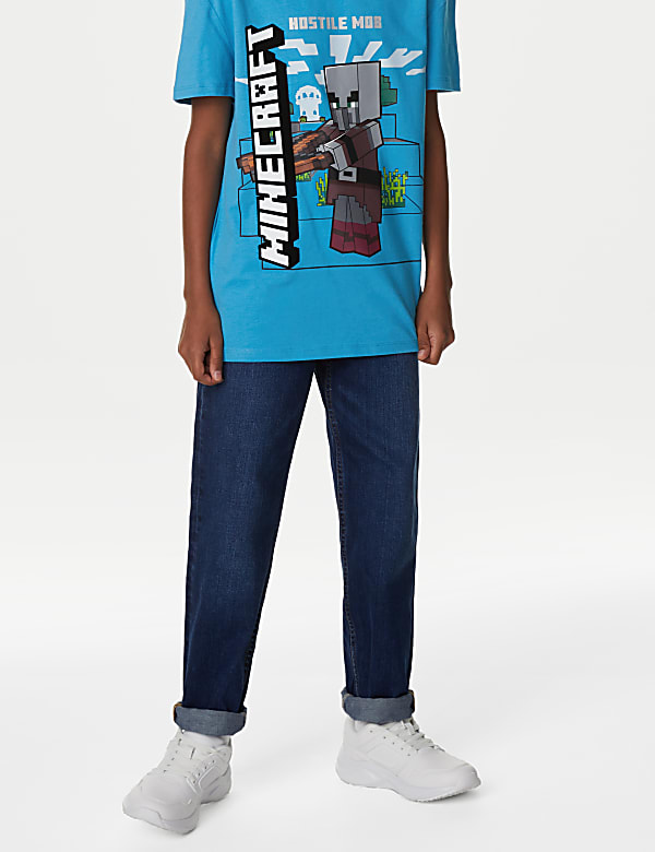Pure Cotton Minecraft™ T-Shirt (6-16 Yrs)