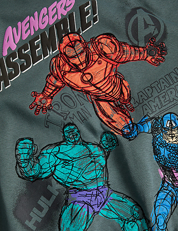 Cotton Rich Marvel™ Sweatshirt (6-16 Yrs)
