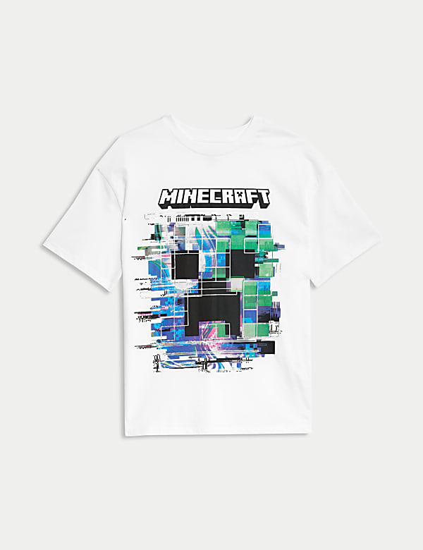 Pure Cotton Minecraft™ T-Shirt (6-16 Yrs) - JP