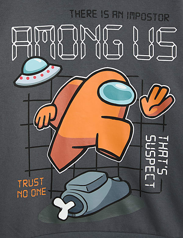 Among Us™ Cotton Rich Hoodie (6-16 Yrs)