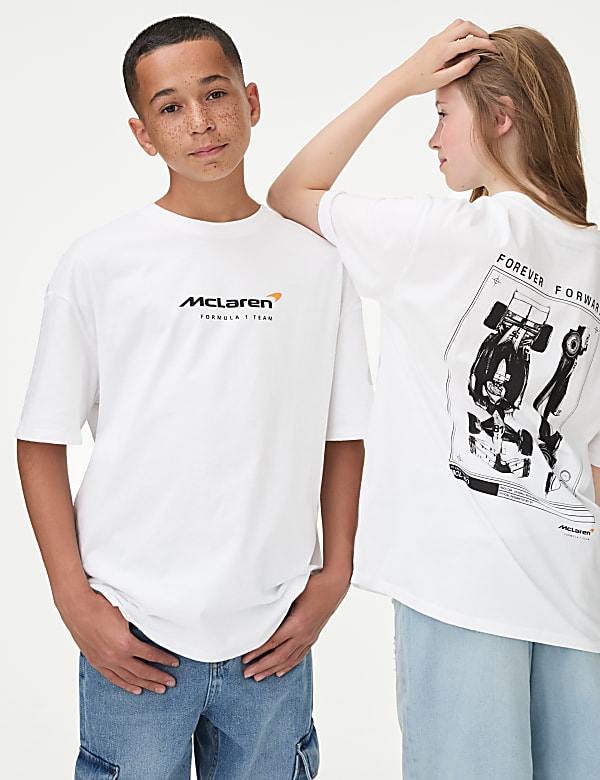 Pure Cotton McLaren™ Oversized T-Shirt (6-16 Yrs) - DE