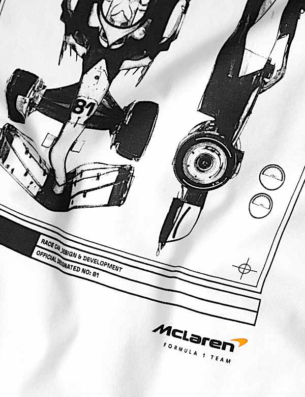 Pure Cotton McLaren&trade; Oversized T-Shirt (6-16 Yrs)