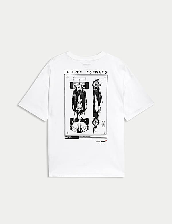 Pure Cotton McLaren&trade; Oversized T-Shirt (6-16 Yrs)
