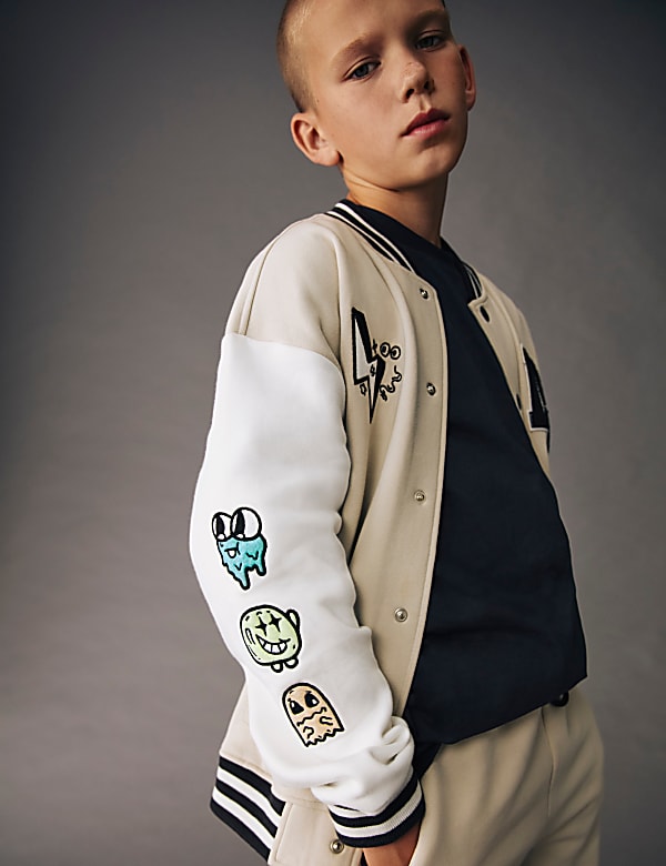 Cotton Rich Bomber Jacket (6-16 Yrs)