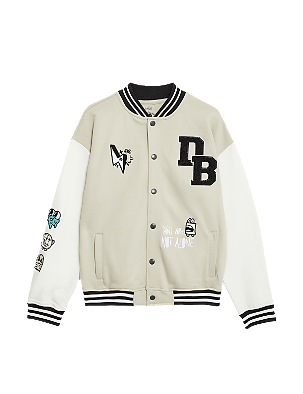 Cotton Rich Bomber Jacket (6-16 Yrs)