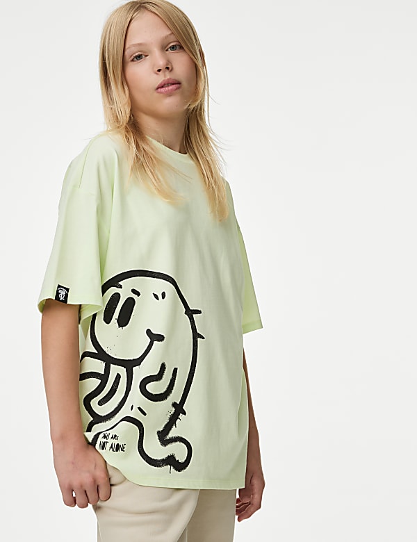 Pure Cotton Graphic T-Shirt (6-16 Yrs)