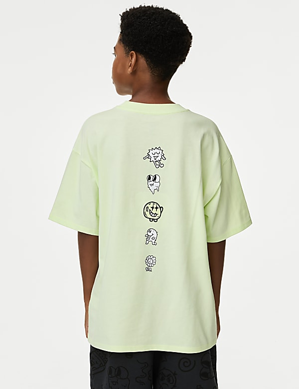 Pure Cotton Graphic T-Shirt (6-16 Yrs)
