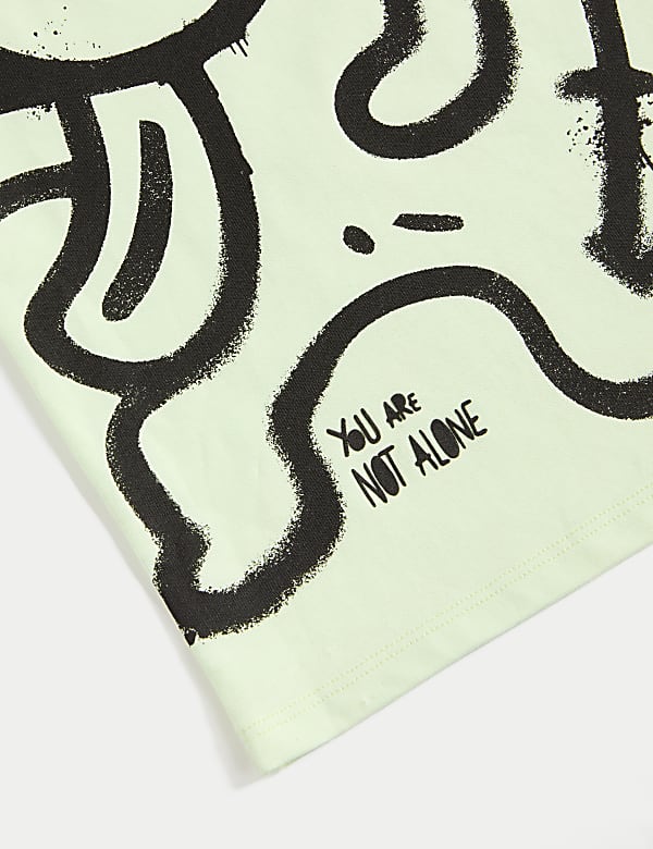 Pure Cotton Graphic T-Shirt (6-16 Yrs)