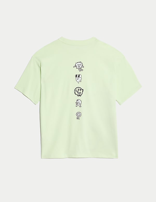 Pure Cotton Graphic T-Shirt (6-16 Yrs)