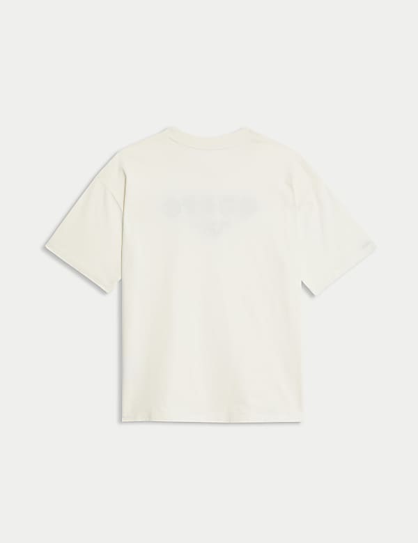 Pure Cotton Embroidered T-Shirt (6-16 Yrs)