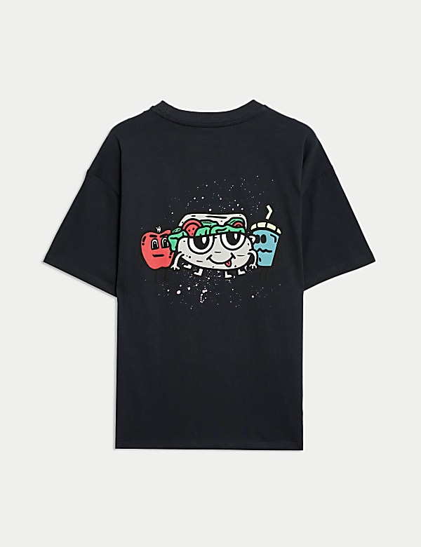 Pure Cotton Slogan T-Shirt (6-16 Yrs)