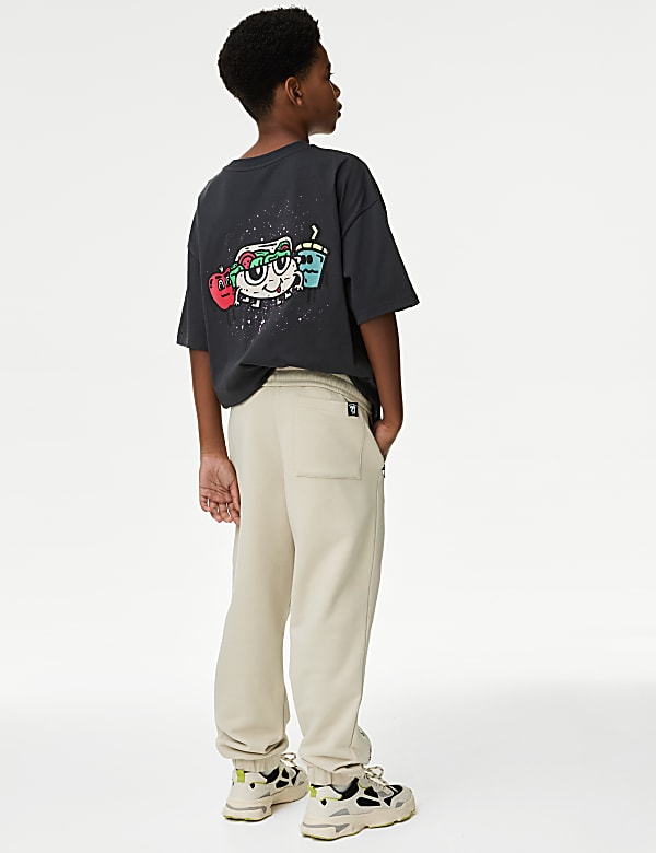 Cotton Rich Embroidered Joggers (6-16 Yrs)