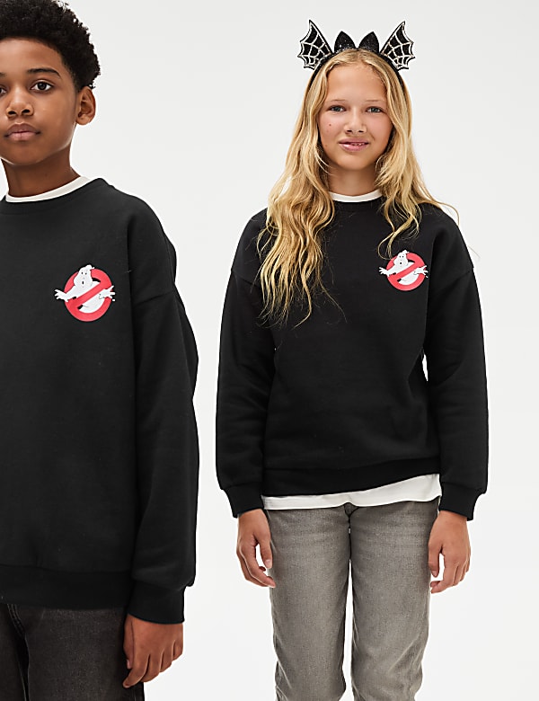 Cotton Rich GhostBusters™ Sweatshirt (6-16 Yrs)