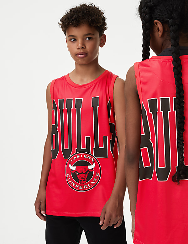 NBA-hemd met 'Chicago Bulls' (6-16 jaar) - NL