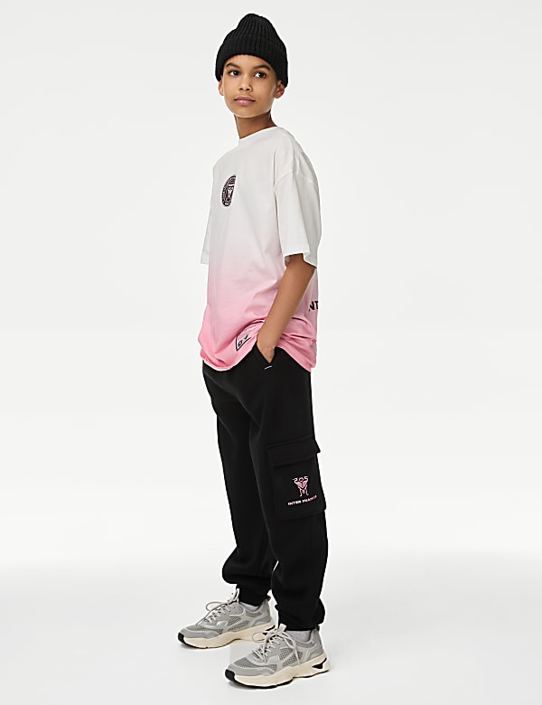 Tepl&aacute;ky s vysok&yacute;m pod&iacute;lem bavlny a motivem Inter Miami&trade; (6&ndash;16 let) - CZ