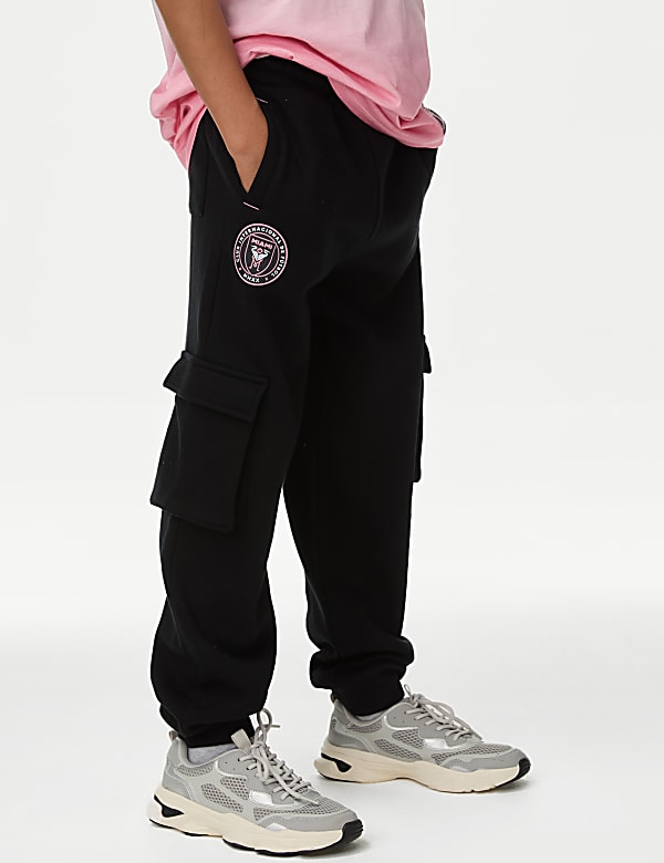 Tepl&aacute;ky s vysok&yacute;m pod&iacute;lem bavlny a motivem Inter Miami&trade; (6&ndash;16 let) - CZ