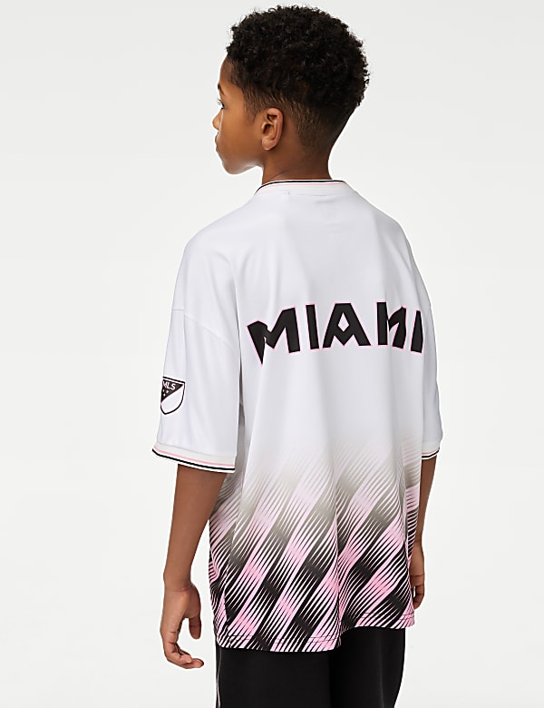 Cotton Rich Inter Miami&trade; Football T-Shirt (2-16 Yrs) - ID
