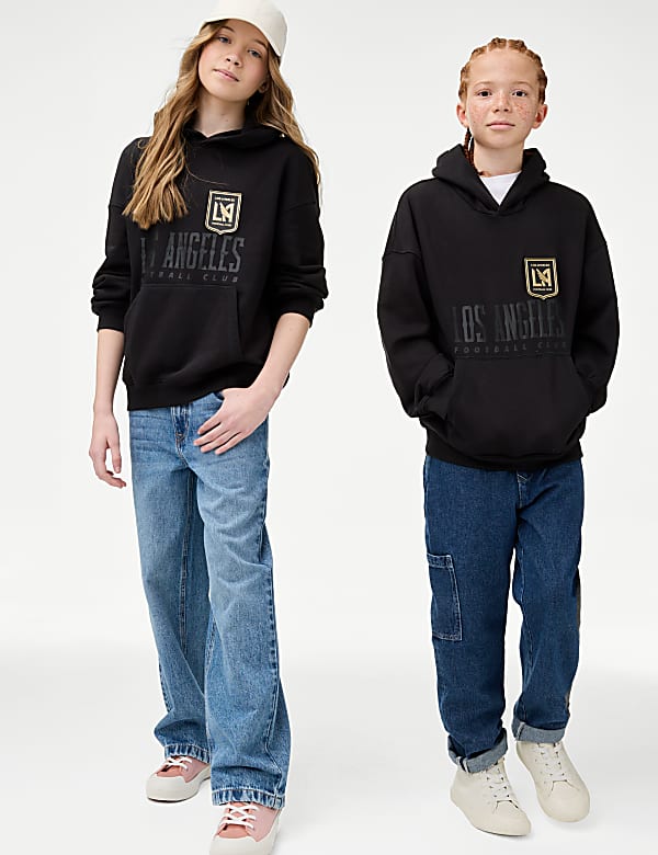 Cotton Rich LAFC Hoodie (6-16 Yrs) - HR