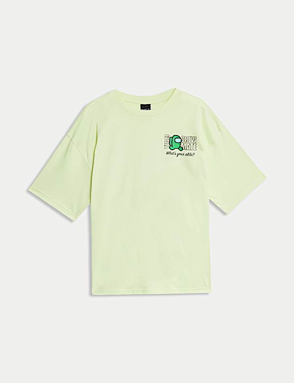 T-shirt met Among Us&trade;-motief (6-16 jaar) - NL