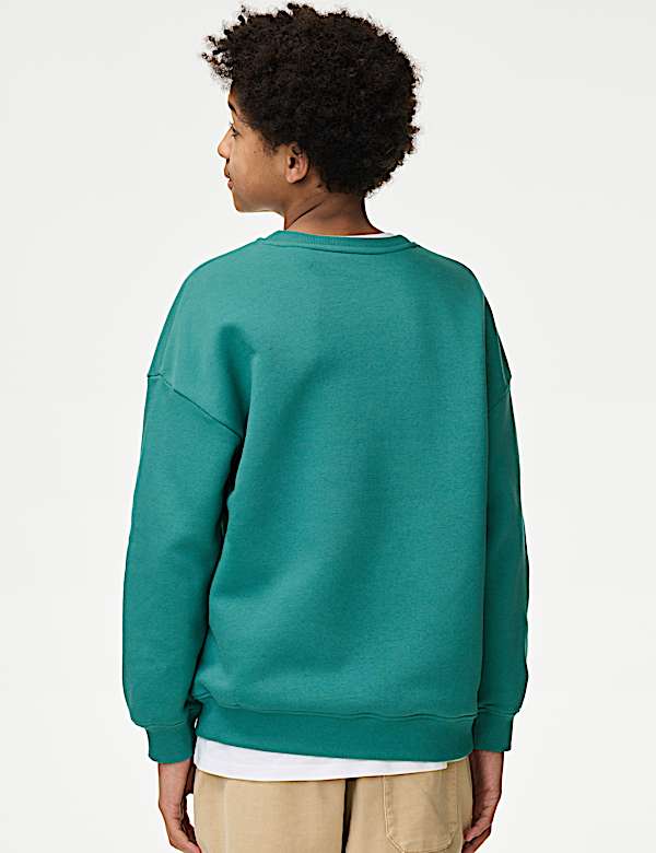 Cotton Rich Garfield Graphic Sweatshirt (6-16 Yrs) - NL