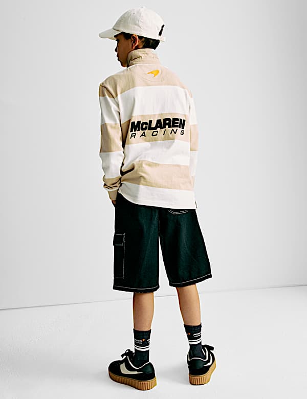 Pure Cotton McLaren F1 Team Rugby Top (6-16 Yrs) - EE