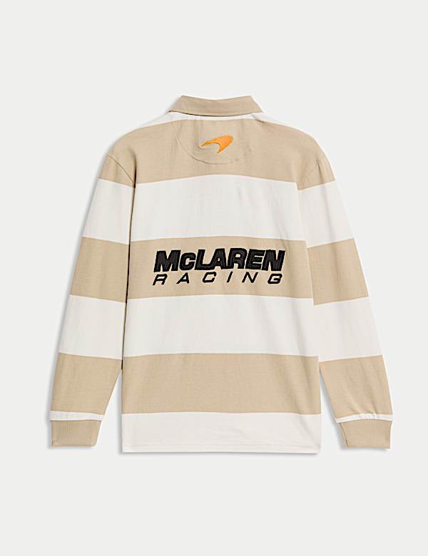 Pure Cotton McLaren F1 Team Rugby Top (6-16 Yrs) - EE