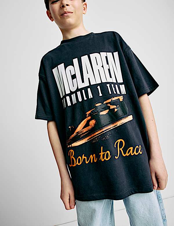 חולצת טי McLaren F1 Team מכותנה טהורה (16-2 שנים) - IL