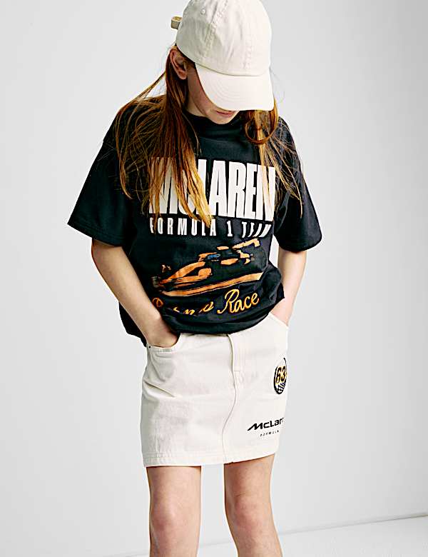 חולצת טי McLaren F1 Team מכותנה טהורה (16-2 שנים) - IL