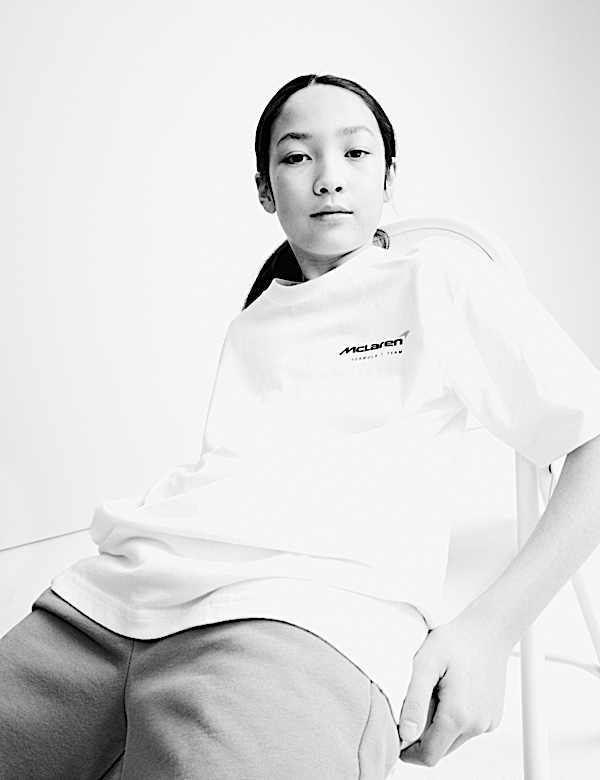 חולצת טי McLaren F1 Team מכותנה טהורה (16-2 שנים) - IL