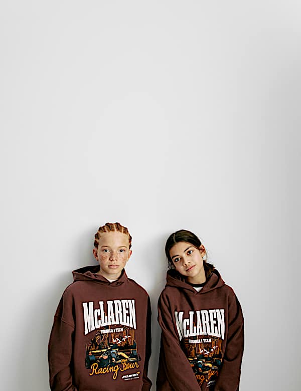 Sweat en coton à capuche et motif McLaren F1 Team (du 6 au 16 ans) - CH