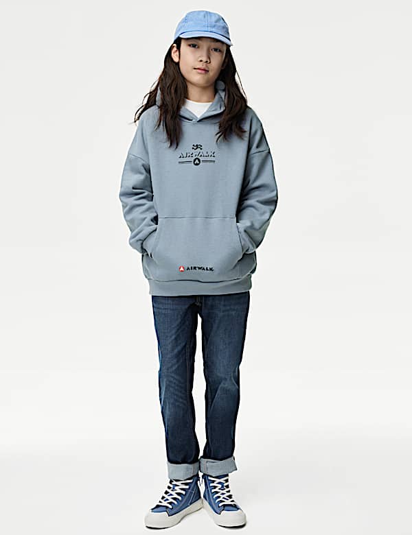 Cotton Rich Airwalk Graphic Hoodie (6-16 Yrs) - JP