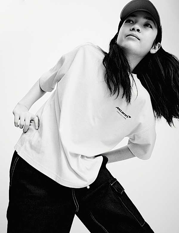 חולצת טי McLaren F1 Team מכותנה טהורה (16-2 שנים) - IL