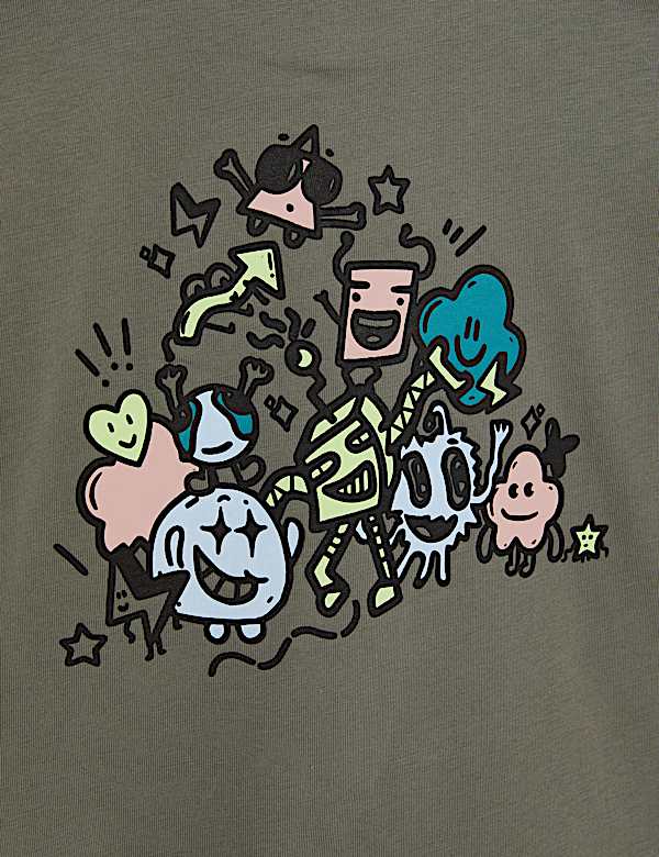 The Doodle Boy Pure Cotton 'Everyone Is Different' T-Shirt (4-16 Yrs)