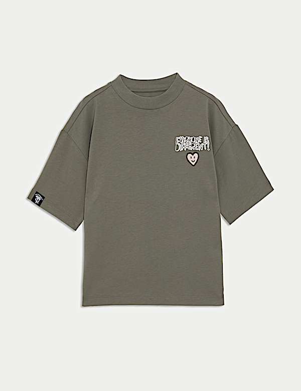 The Doodle Boy Pure Cotton 'Everyone Is Different' T-Shirt (4-16 Yrs) - DE