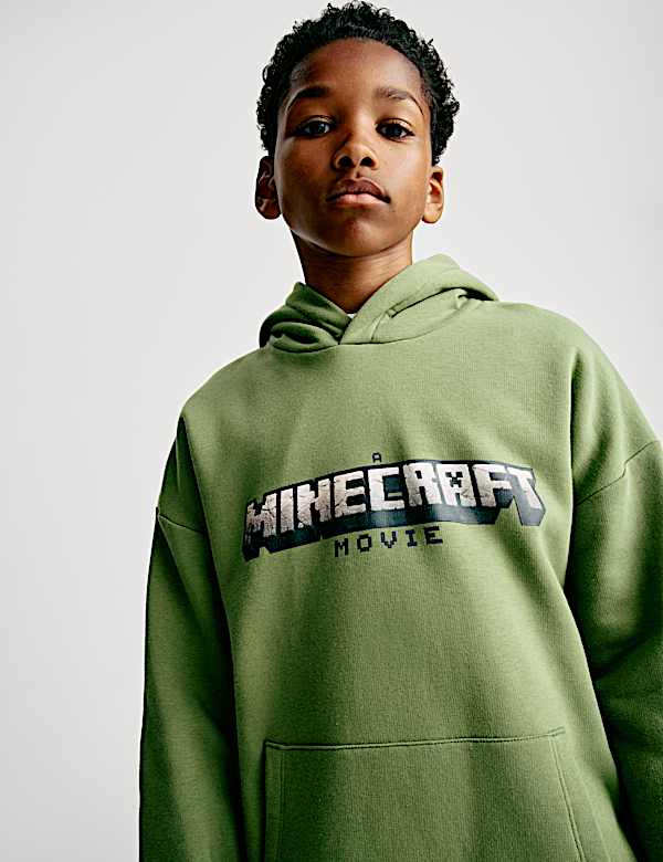 Cotton Rich Minecraft&trade; Hoodie (8-16 Yrs) - HU